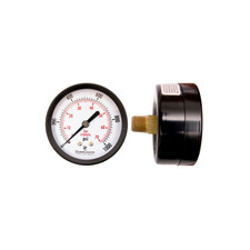 Pressure Gauge - Backmount Plastic